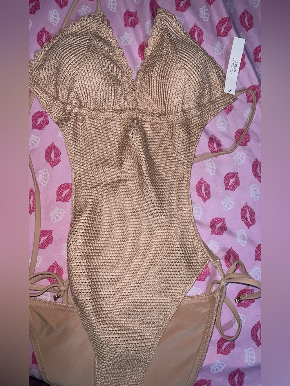 Brand New Victoria's Secret Nude One-Piece Swimwear
